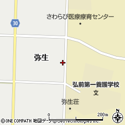 青森県弘前市弥生弥生平93周辺の地図