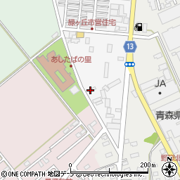青森県黒石市緑ケ丘45周辺の地図