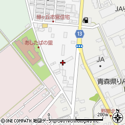 青森県黒石市緑ケ丘8周辺の地図