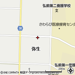 青森県弘前市弥生弥生平90周辺の地図