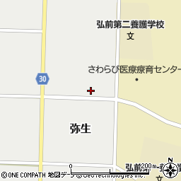 青森県弘前市弥生弥生平84周辺の地図