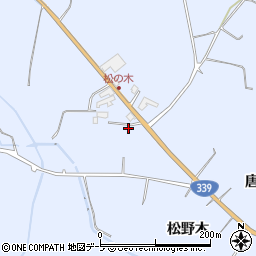 青森県南津軽郡藤崎町藤崎松野木63周辺の地図