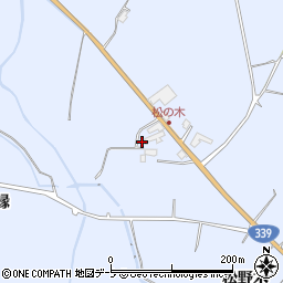 青森県南津軽郡藤崎町藤崎松野木86周辺の地図