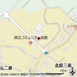 青森県黒石市上十川村元一番周辺の地図