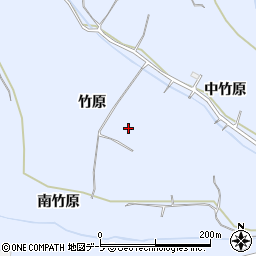 青森県南津軽郡藤崎町藤崎竹原周辺の地図