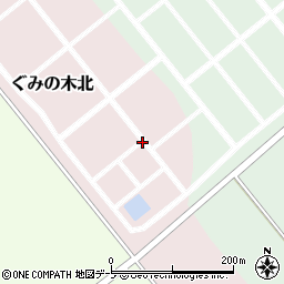 青森県黒石市ぐみの木北周辺の地図