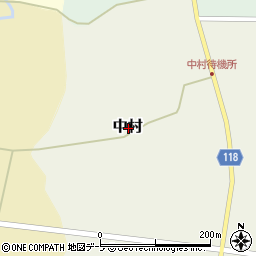 〒039-2539 青森県上北郡七戸町中村の地図