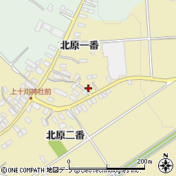 青森県黒石市上十川北原一番41周辺の地図
