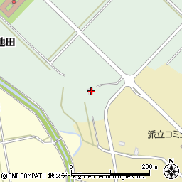 青森県黒石市赤坂池田2-2周辺の地図