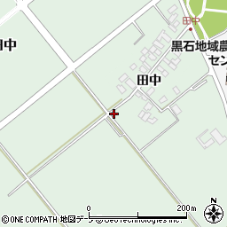青森県黒石市田中104周辺の地図