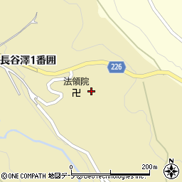 青森県黒石市上十川長谷澤一番囲80-1周辺の地図