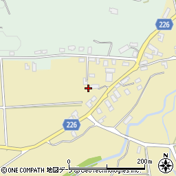 青森県黒石市上十川北原一番8周辺の地図