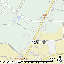 青森県黒石市赤坂東池田123周辺の地図