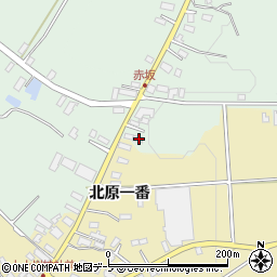 青森県黒石市赤坂野崎79周辺の地図