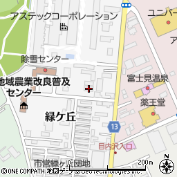 青森県黒石市緑ケ丘120周辺の地図