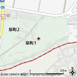 〒033-0153 青森県三沢市泉町の地図