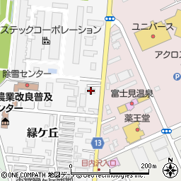 青森県黒石市緑ケ丘106周辺の地図