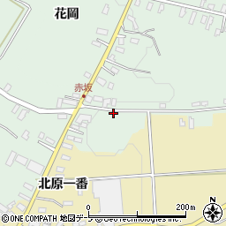 青森県黒石市赤坂野崎74周辺の地図
