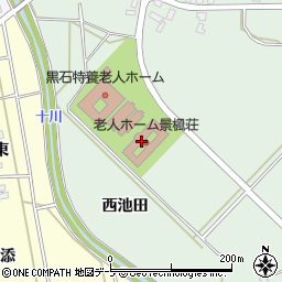 青森県黒石市赤坂池田133-1周辺の地図