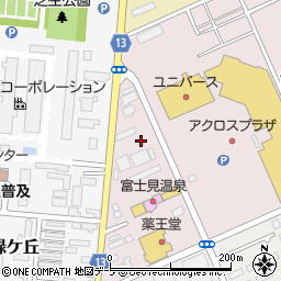 青森県黒石市富士見124周辺の地図