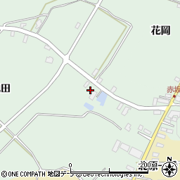 青森県黒石市赤坂東池田135周辺の地図