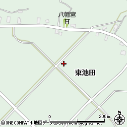 青森県黒石市赤坂周辺の地図