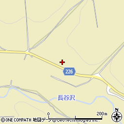 青森県黒石市上十川長谷澤一番囲30周辺の地図