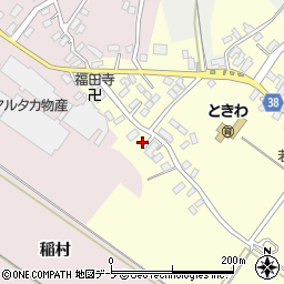 青森県南津軽郡藤崎町若松早稲田43周辺の地図