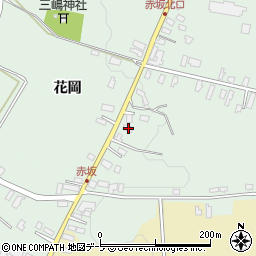 青森県黒石市赤坂野崎40周辺の地図