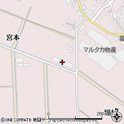 マルタカ物産りんご箱倉庫周辺の地図