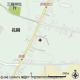 青森県黒石市赤坂野崎20周辺の地図