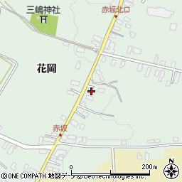 青森県黒石市赤坂野崎40-4周辺の地図