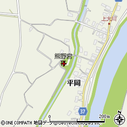 熊野宮周辺の地図