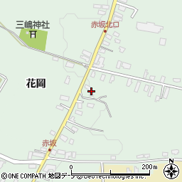 青森県黒石市赤坂野崎18周辺の地図