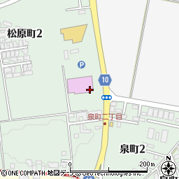 情熱食堂 三沢店周辺の地図
