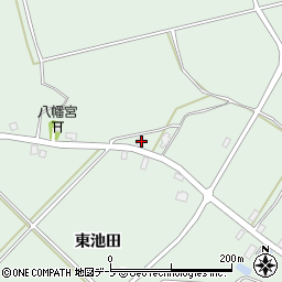 青森県黒石市赤坂東池田143周辺の地図