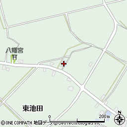 青森県黒石市赤坂東池田142周辺の地図