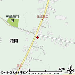 青森県黒石市赤坂野崎16-31周辺の地図