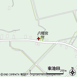 青森県黒石市赤坂東池田154周辺の地図