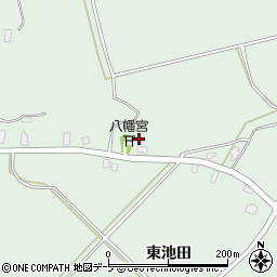 青森県黒石市赤坂宮元81周辺の地図