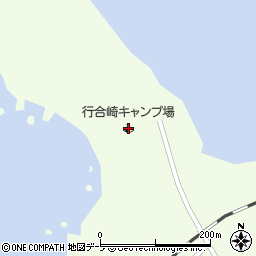 行合崎キャンプ場周辺の地図