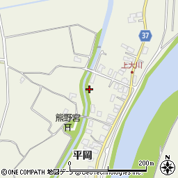 青森県弘前市大川周辺の地図