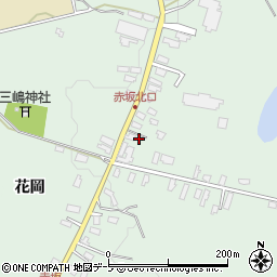 青森県黒石市赤坂野崎14周辺の地図