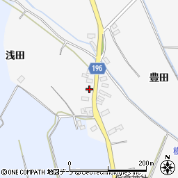 青森県南津軽郡藤崎町水沼浅田109周辺の地図