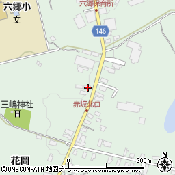青森県黒石市三島宮元109周辺の地図
