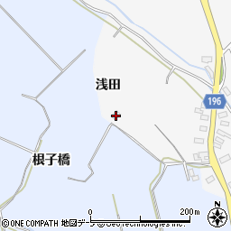 青森県南津軽郡藤崎町水沼浅田113周辺の地図