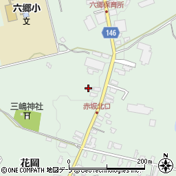 青森県黒石市三島宮元110周辺の地図