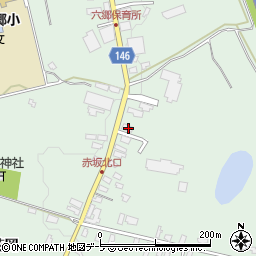 青森県黒石市赤坂野崎9周辺の地図