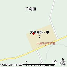 十和田市立大深内中学校周辺の地図