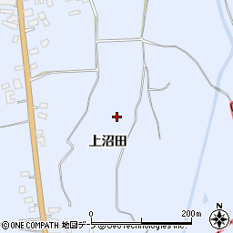 青森県北津軽郡板柳町飯田上沼田周辺の地図